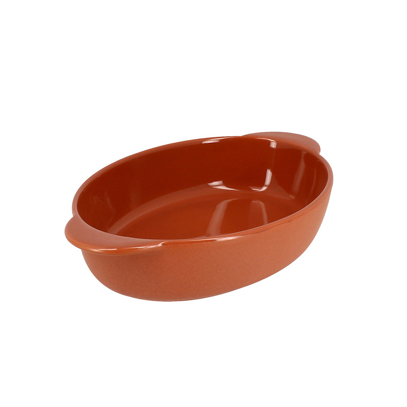 PLAT À FOUR OCTAVE OVALE 27X16.5CM 950ML EN GRÈS TERRACOTTA