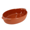 PLAT À FOUR OCTAVE OVALE 27X16.5CM 950ML EN GRÈS TERRACOTTA