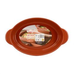 PLAT À FOUR OCTAVE OVALE 27X16.5CM 950ML EN GRÈS TERRACOTTA