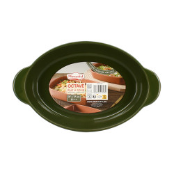 PLAT À FOUR OCTAVE OVALE 27X16.5CM 950ML EN GRÈS VERT