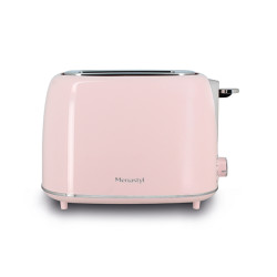 GRILLE PAIN RETRO 2 TRANCHES EN ACIER INOXYDABLE ROSE