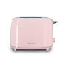 GRILLE PAIN RETRO 2 TRANCHES EN ACIER INOXYDABLE ROSE