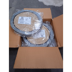 SET DE TABLE IRIS D38CM EN JONC DE MER NATUREL ET BLEU
