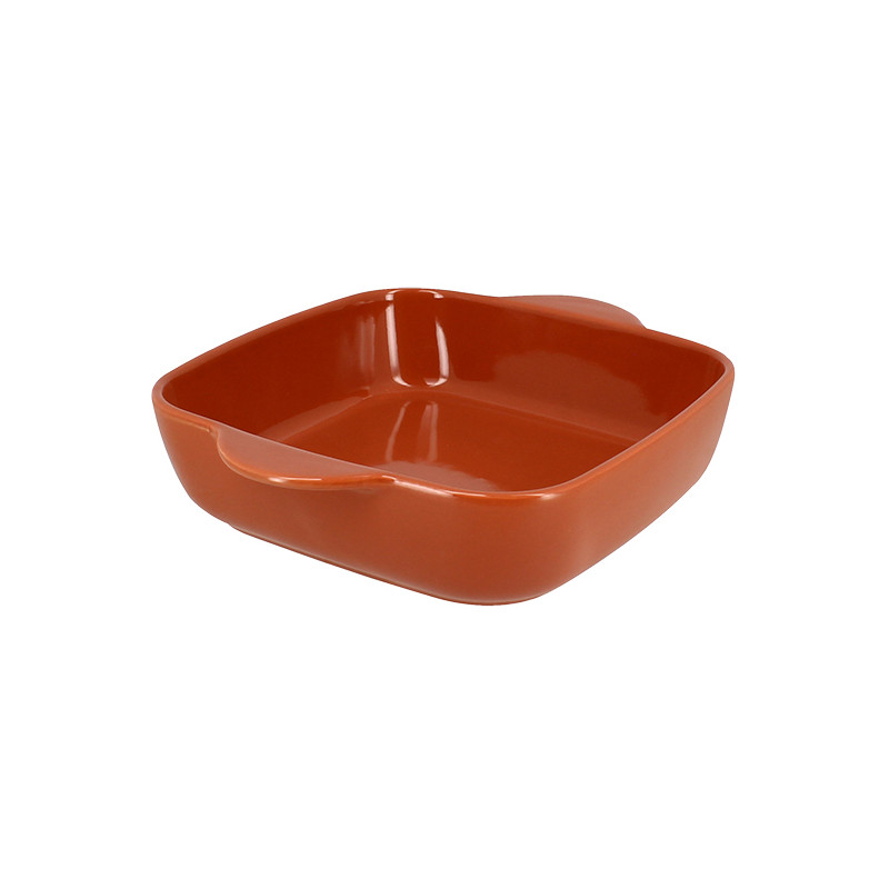 PLAT À FOUR OCTAVE CARRÉ 24CM 1.2L EN GRÈS TERRACOTTA