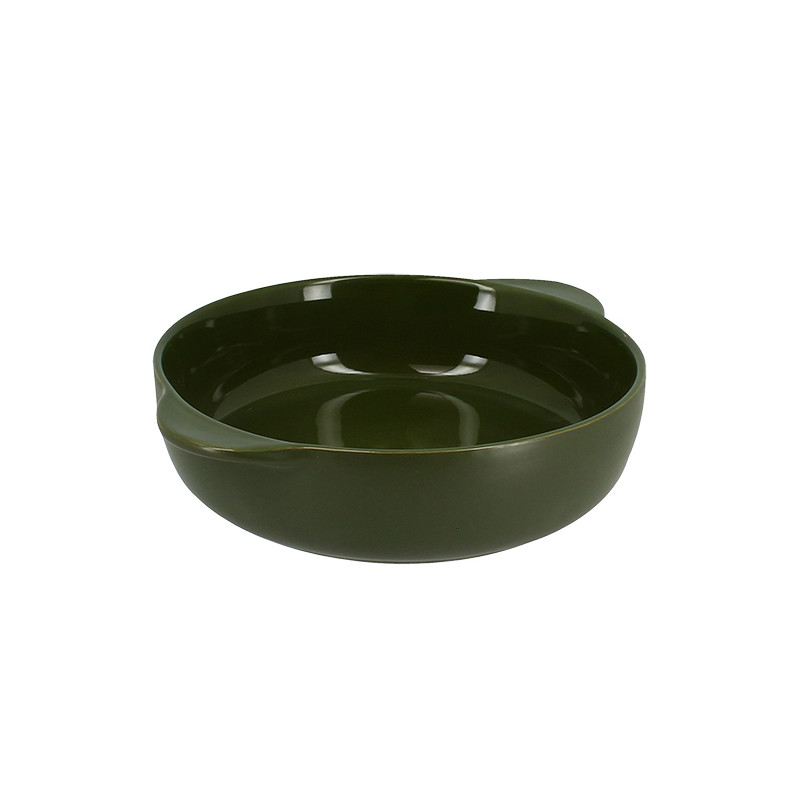 PLAT À FOUR OCTAVE ROND 20CM 950ML EN GRÈS VERT