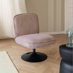 FAUTEUIL PIVOTANT VELOUR...
