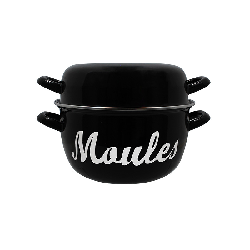 MARMITE À MOULES 24CM 5L AVEC ÉCRITURE