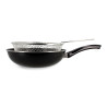 POELE À FRIRE 26CM EN ACIER ÉMAILLÉ NOIR