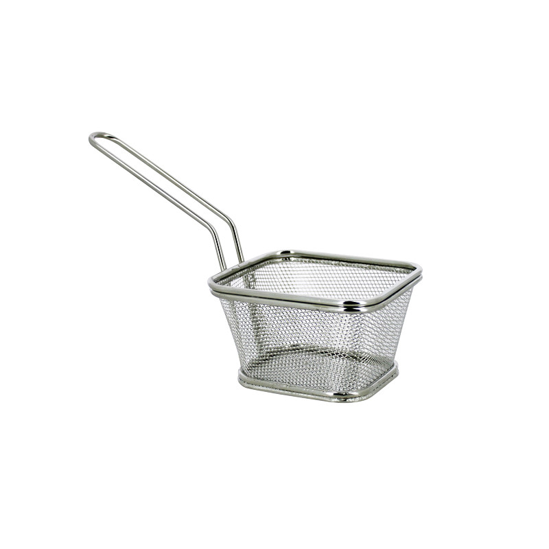 MINI PANIER À FRITES EN ACIER INOXYDABLE PORTION INDIVIDUELLE 10X8.5CM