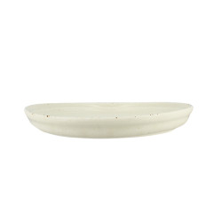 ASSIETTE PLATE ORA 27CM EN PORCELAINE BEIGE