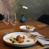 ASSIETTE PLATE ORA 27CM EN PORCELAINE BEIGE