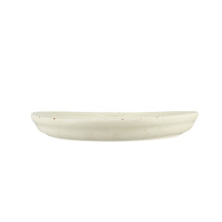 ASSIETTE PLATE ORA 20.5CM EN PORCELAINE BEIGE