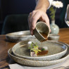 ASSIETTE PLATE SIGMA 27.5CM EN PORCELAINE