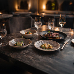 ASSIETTE À DESSERT NOVA 20.5CM EN GRÈS PARME