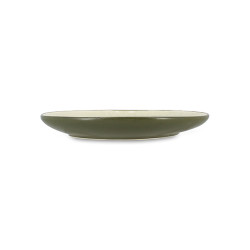 ASSIETTE À DESSERT OLI 22CM EN GRÈS VERT