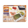 LOT DE 20 SACS ZIPPÉS AVEC VALVE SOUS-VIDE 25X35CM LES ESSENTIELS