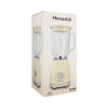 BLENDER RETRO 1.5L EN POLYPROPYLÈNE CRÈME ET CONTENANT EN VERRE