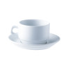 SOUS TASSE 13.5CM HEL PORCELAINE BLANCHE