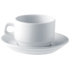 SOUS TASSE 15CM HEL PORCELAINE BLANCHE