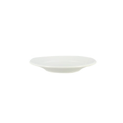 SOUS TASSE A THE NADIA 16CM PORCELAINE BLANCHE