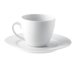 SOUS TASSE A THE NADIA 16CM PORCELAINE BLANCHE
