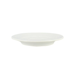 SOUCOUPE WERSAL 14.5CM  PORCELAINE BLANCHE