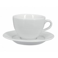 SOUCOUPE WERSAL 14.5CM  PORCELAINE BLANCHE