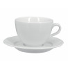 SOUCOUPE WERSAL 14.5CM  PORCELAINE BLANCHE