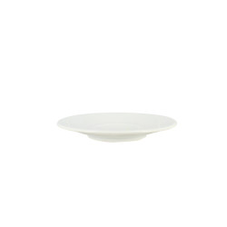 SOUCOUPE  PAULA 14CM PORCELAINE BLANCHE