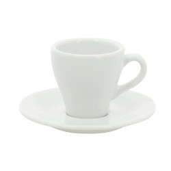 SOUCOUPE  PAULA 14CM PORCELAINE BLANCHE