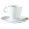 SOUCOUPE 12.5CM BOLA PORCELAINE BLANCHE