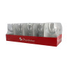 LOT DE 10 VERRES À PIED BANQUET 19CL EN VERRE TRANSPARENT