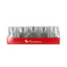 LOT DE 10 VERRES À PIED BANQUET 19CL EN VERRE TRANSPARENT