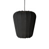 SUSPENSION EN FIL DE COTON ET MÉTAL NOIR D35XH39CM ALBA
