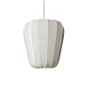 SUSPENSION EN FIL DE COTON ET MÉTAL BLANC D35XH39CM ALBA