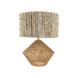 LAMPE À POSER EN ROTIN...
