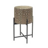CACHE POT SUR PIEDS NOIRS GRAND MODÈLE DIAM 29 HT52 CM YORI
