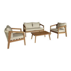 SALON DE JARDIN 4 PLACES EN...