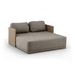 DAYBED EN RÉSINE TRÉSSÉE ET...