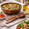 SET DE 2 COUVERT À SALADE COPA 30.5CM EN BOIS D'ACACIA