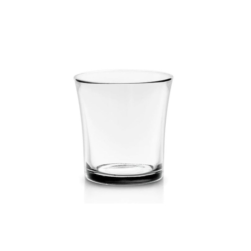 LOT DE 4 GOBELETS LYS 21CL EN VERRE TREMPÉ TRANSPARENT