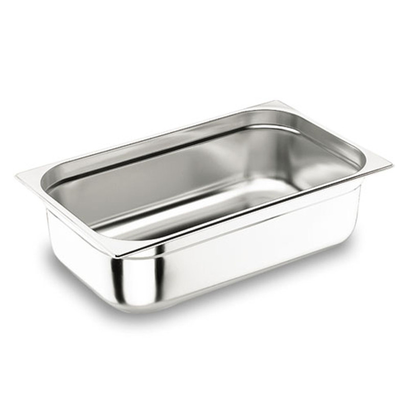 BAC GN 1/1 PERFORÉ INOX HAUTEUR 6,5CM