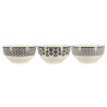BOL GRAPHIK 50CL EN PORCELAINE NEW BONE 3 DÉCORS ASSORTIS
