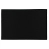 SET DE TABLE ICA 43X30CM EN PLASTIQUE EFFET CUIR TRESSÉ NOIR