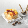 COUPELLE LYS EMPILABLE 9CM 15CL EN VERRE TREMPÉ TRANSPARENT
