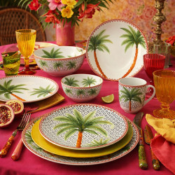 ASSIETTE CREUSE PALMERAIE...
