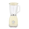 BLENDER RETRO 1.5L EN POLYPROPYLÈNE CRÈME ET CONTENANT EN VERRE