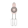 BATTEUR ÉLECTRIQUE RETRO EN PLASTIQUE ET ACIER INOXYDABLE ROSE