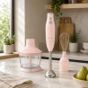 MIXEUR MULTIFONCTION RETRO EN PLASTIQUE ROSE