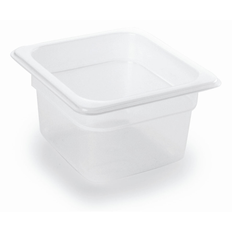 BAC GN1/6 HAUTEUR 10CM POLYPROPYLENE